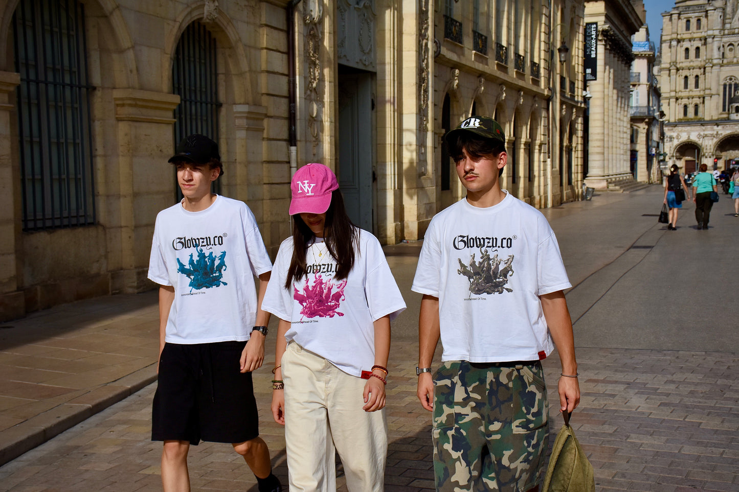 "Out of Time" tee (Rose)