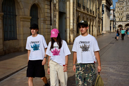 "Out of Time" tee (Rose)