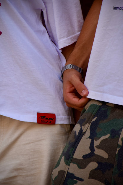"Out Of Time" tee (bleu)
